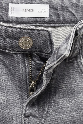 Bermuda denim bas effiloché - Gris