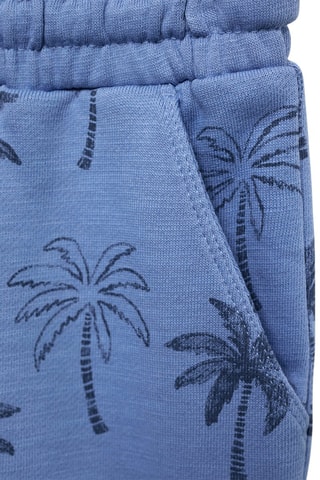 Bermuda imprimé palmiers - Bleu