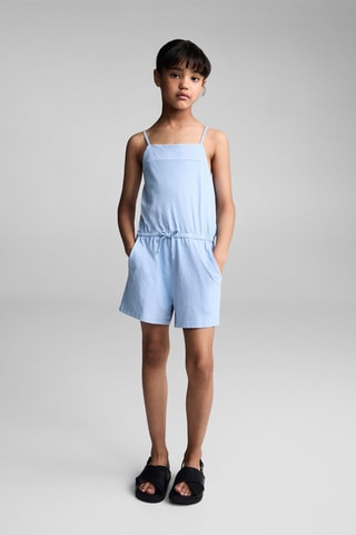 Combi-short coton - Porcelaine