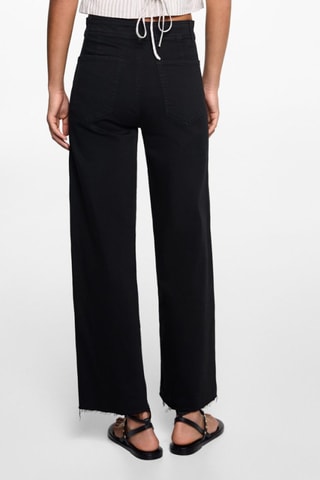 Jupe-culotte jean - Noir