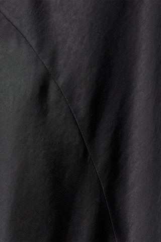 Jupe longue satinée - Noir