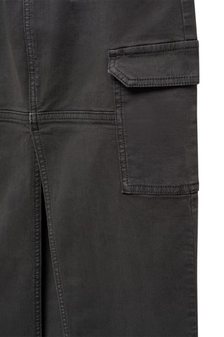 Jupe longue poches cargo - Anthracite