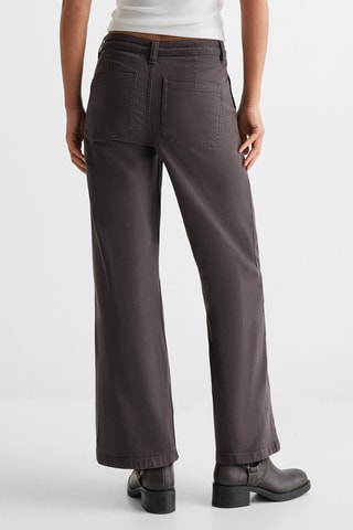Jupe-culotte poches - Anthracite