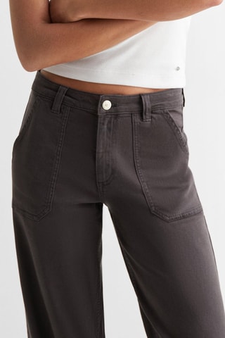 Jupe-culotte poches - Anthracite