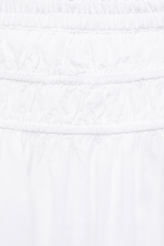 Jupe longue volants - Blanc