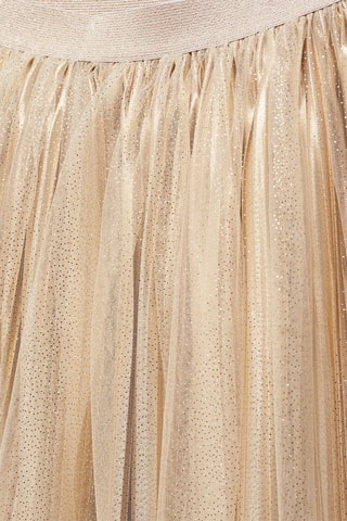 Jupe en tulle métallisée - Doré