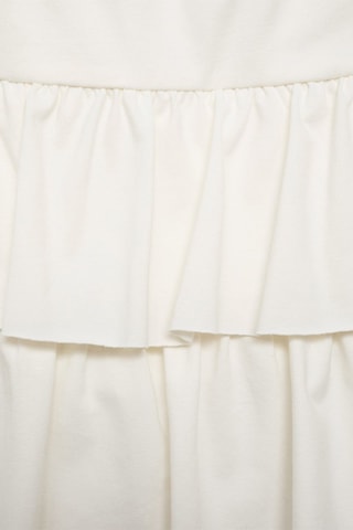 Jupe short volants - Blanc cassé