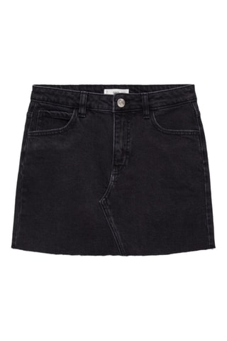 Minijupe en jean - Denim noir