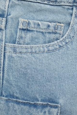 Jupe cargo denim - Bleu clair