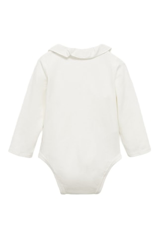 Body col Claudine - Blanc cassé