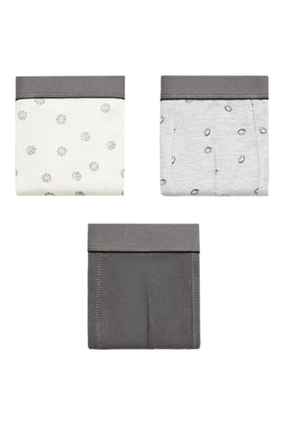 Pack 3 boxers combinés - Gris chiné