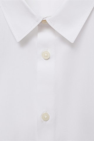 Chemise regular fit coton - Blanc