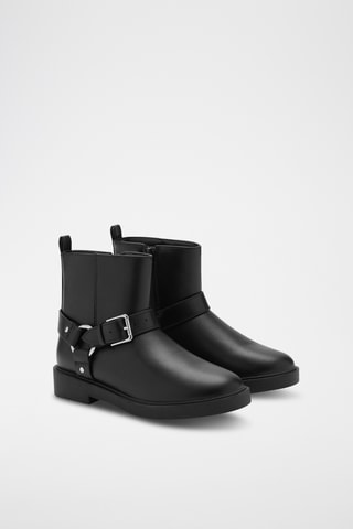 Bottines à boucle - Noir