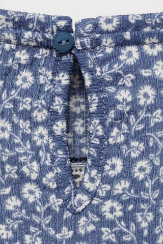 Blouse en imprimé floral - Bleu