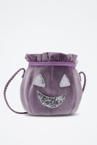 Sac citrouille Halloween - Lilas