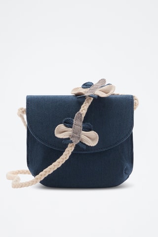 Mini sac velours côtelé - Vert d'eau