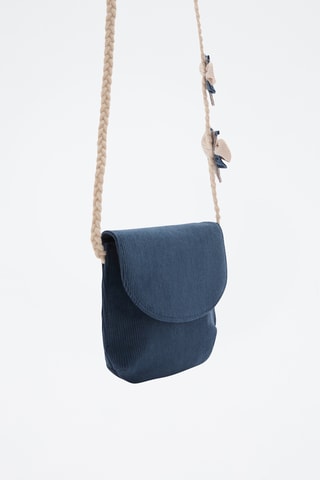 Mini sac velours côtelé - Vert d'eau