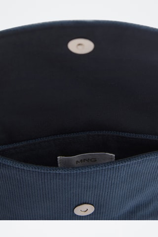 Mini sac velours côtelé - Vert d'eau