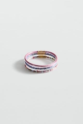 Pack 3 bracelets fantaisie - Rose