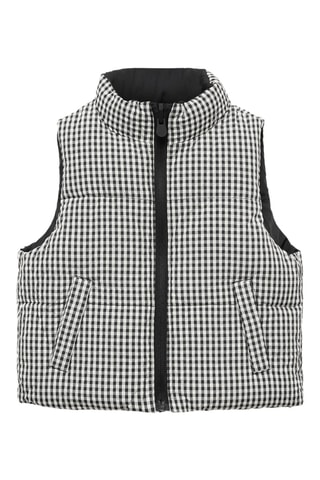 Gilet matelassé réversible - Noir