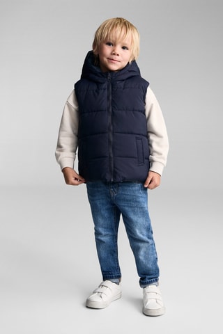 Gilet matelassé réversible - Bleu marine