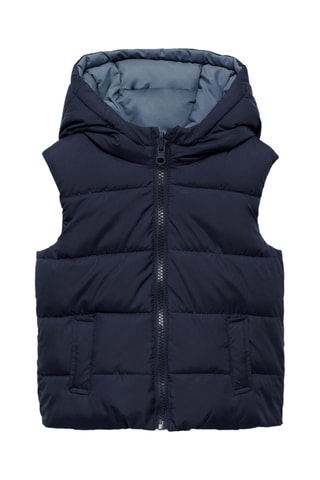 Gilet matelassé réversible - Bleu marine