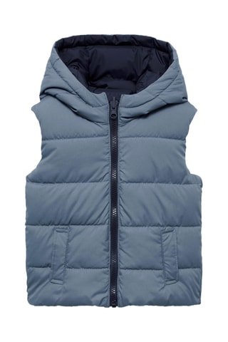 Gilet matelassé réversible - Bleu marine