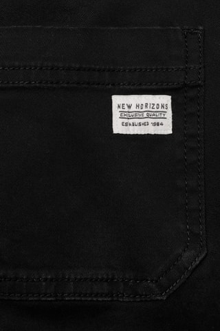 Pantalon cargo straight-fit - Noir