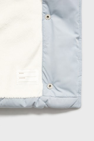 Anorak matelassé capuche oreilles - Bleu