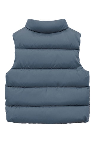 Gilet matelassé poches - Bleu pétrole
