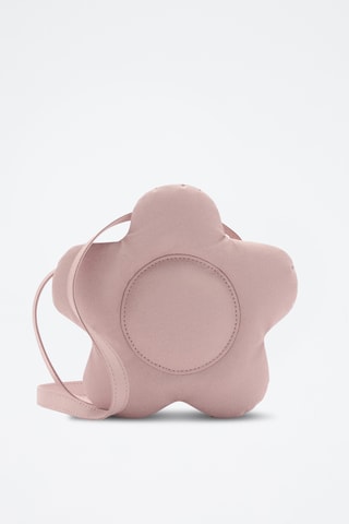 Sac fleur matelassé - Rose pâle