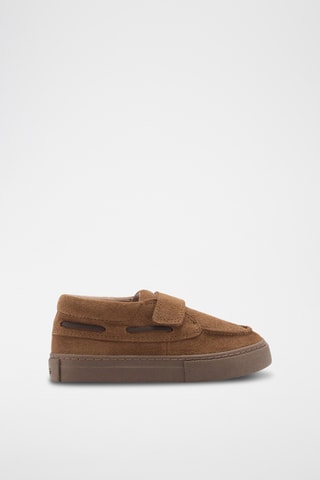Chaussures bateau cuir - Marron