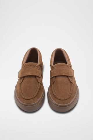 Chaussures bateau cuir - Marron