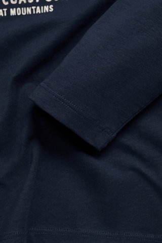 T-shirt en coton imprimé - Bleu marine