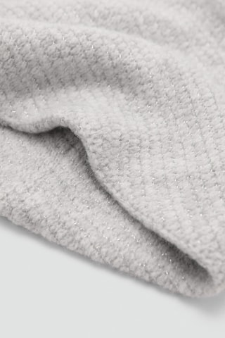 Écharpe maille Lurex - Gris