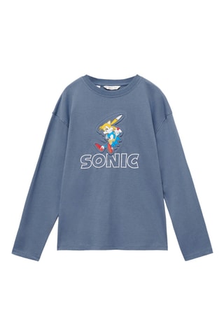 T-shirt Sonic relief - Bleu