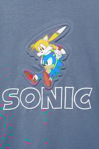 T-shirt Sonic relief - Bleu