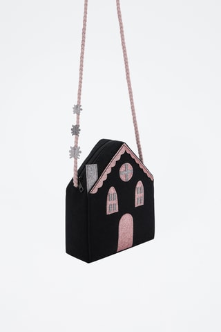 Sac maison Halloween - Noir