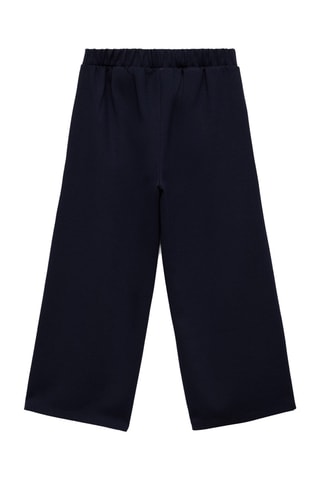 Jupe-culotte à pinces - Bleu marine