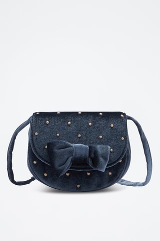 Sac détail noeud - Bleu