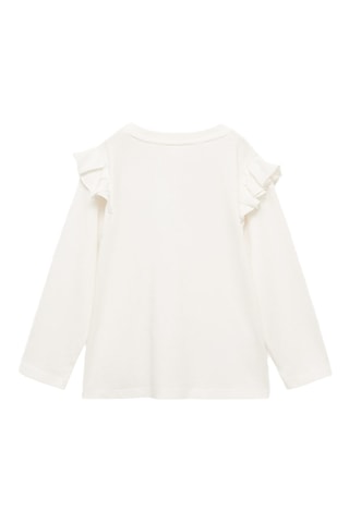 T-shirt imprimé relief - Blanc cassé