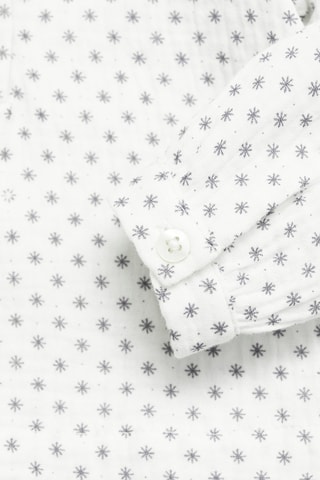 Blouse en coton imprimée - Blanc cassé