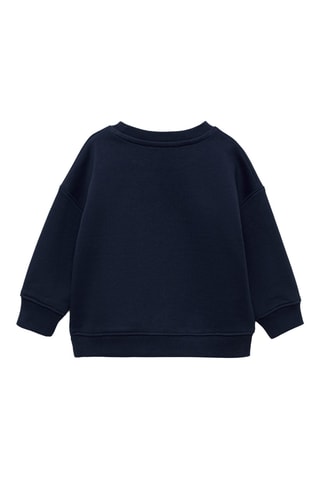 Sweat-shirt imprimé Noël - Bleu marine