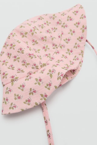 Chapeau bob fleurs - Rose