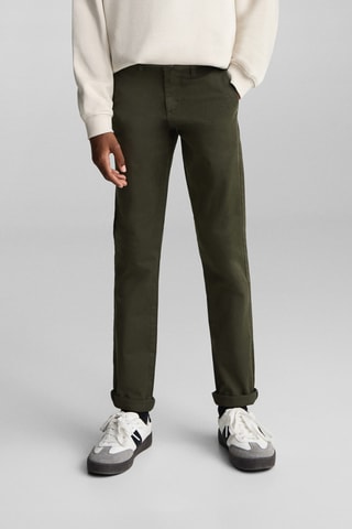 Pantalon chino coton - Vert