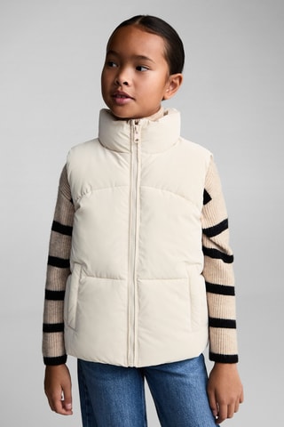Gilet matelassé - Écru