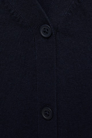 Cardigan maille boutons - Bleu marine