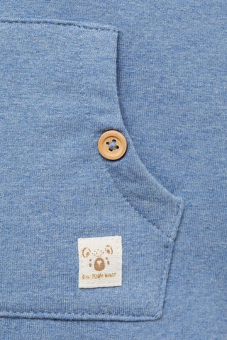 Sweat-shirt coton poche kangourou - Bleu