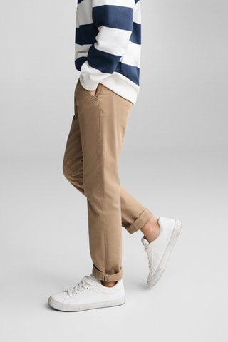 Pantalon taille élastique - Sable