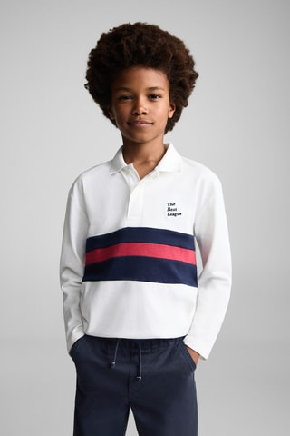 Pantalon taille élastique - Bleu marine